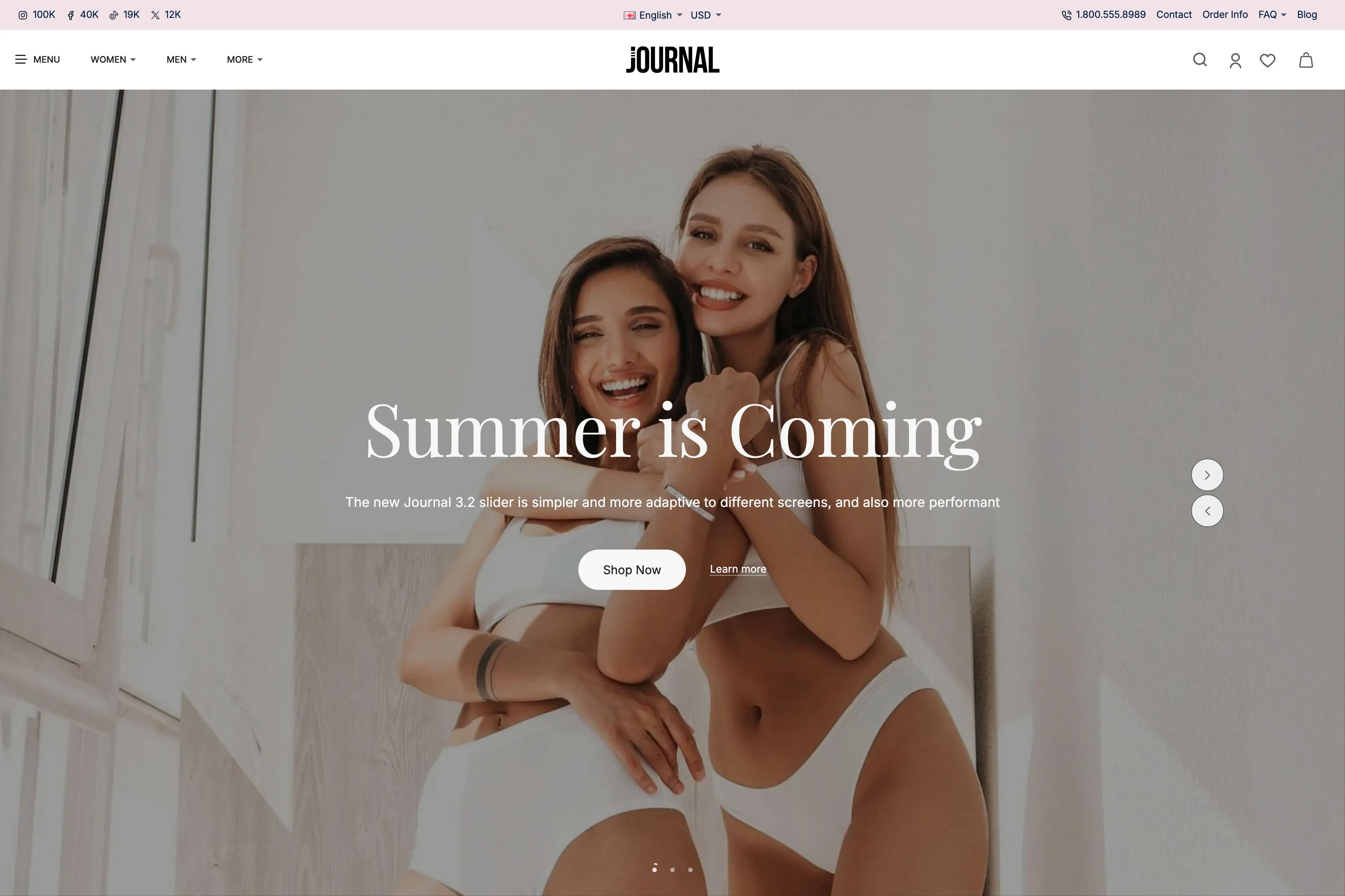 Journal demo 4 storefront preview