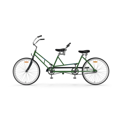 Green Tandem Bike