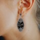Classic Black Diamond Earrings